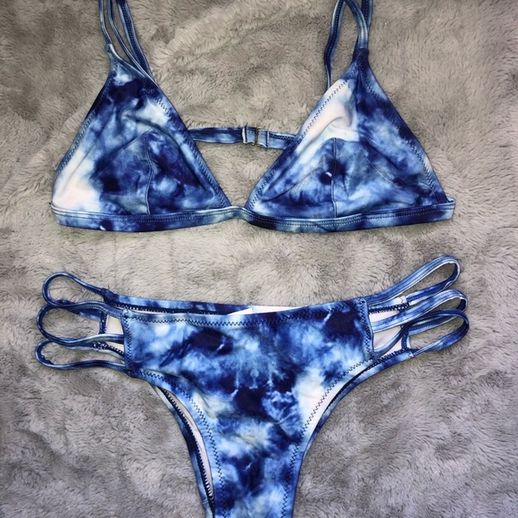 Other - Tie-dye blue bikini
